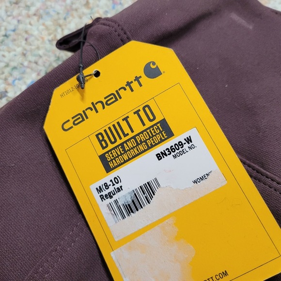 Carhartt Force Pants Women Medium Fitted Lightweight Utility Legging Flex Rugged - Picture 12 of 16